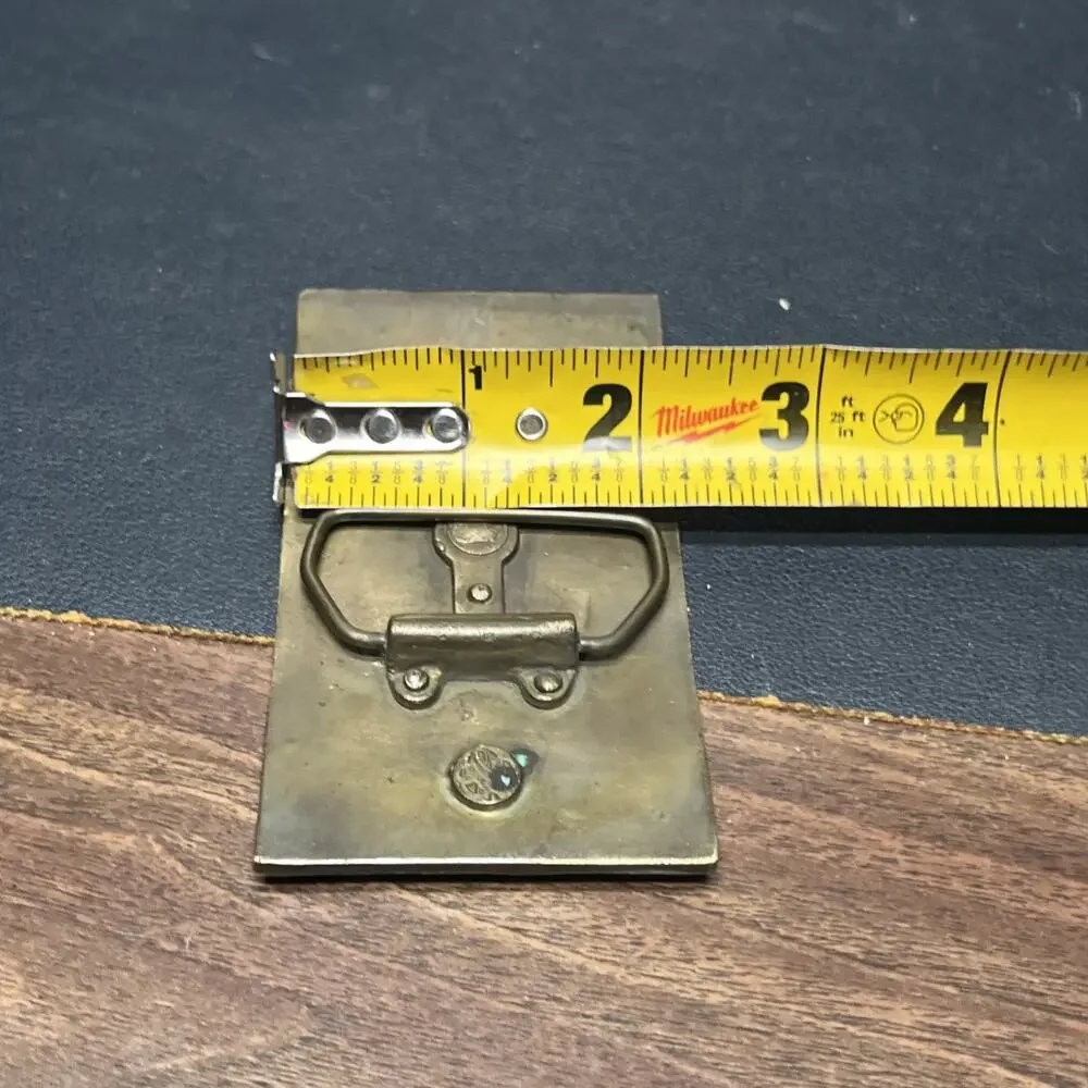 Police Depts Banks & Express Co. Colts Firearms Mfg.Co. Vtg. Signed Belt Buckle